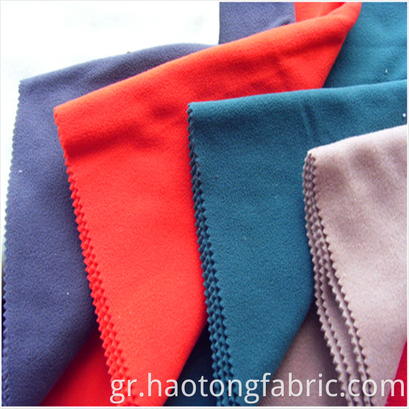 Double Sided Brushed Polyester Fleece Dress Fabric